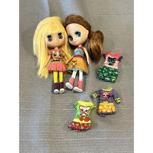 LPS Blythe Dolls Scooter Takara Paisley Girl Littlest Pet Shop Characters Dress - Picture 1 of 7